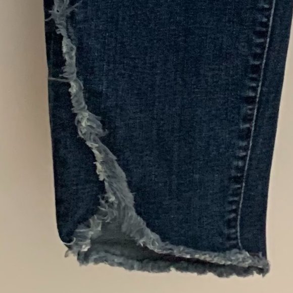 LOFT Dark Demin Capri with Stretch - Picture 3 of 3